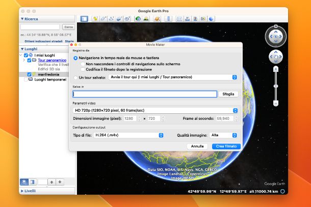 Come registrare video da Google Earth