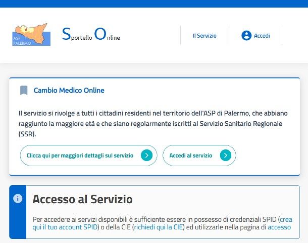 Servizi Provinciali/Locali