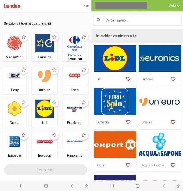 App per offerte supermercati