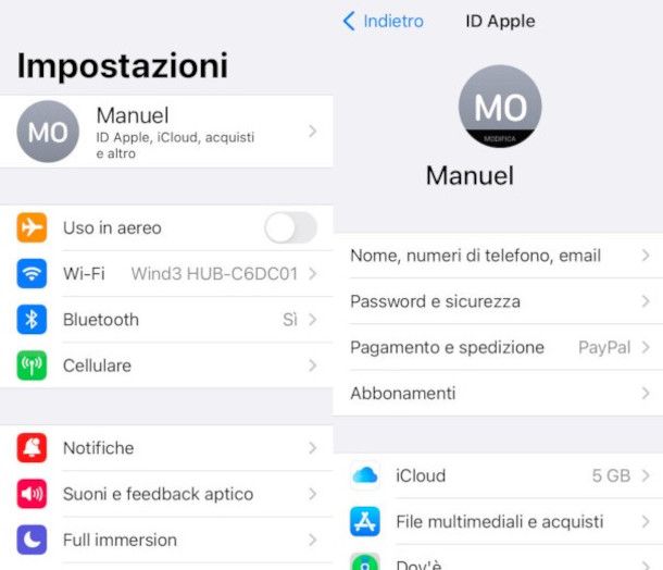 disattivazione abbonamento Eleven Sports da iPhone