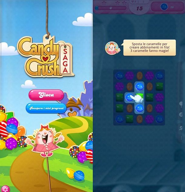 Candy Crush Saga Migliori giochi Match 3