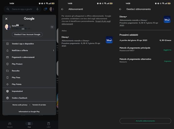Come pagare Disney Plus con Google Play