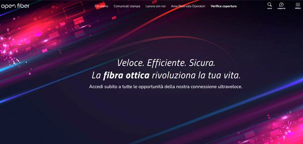 Come contattare Open Fiber