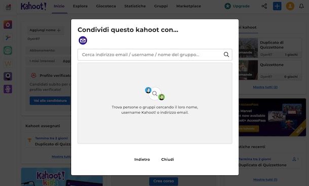 Kahoot privato