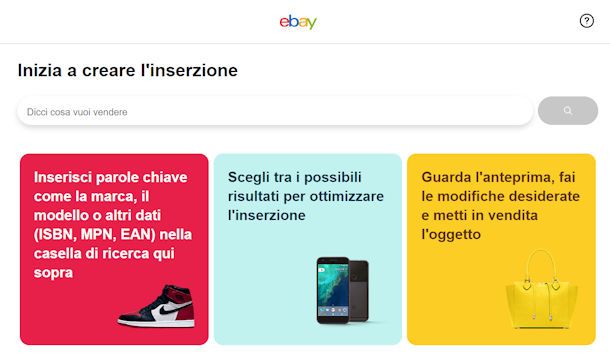 Come funziona eBay per vendere