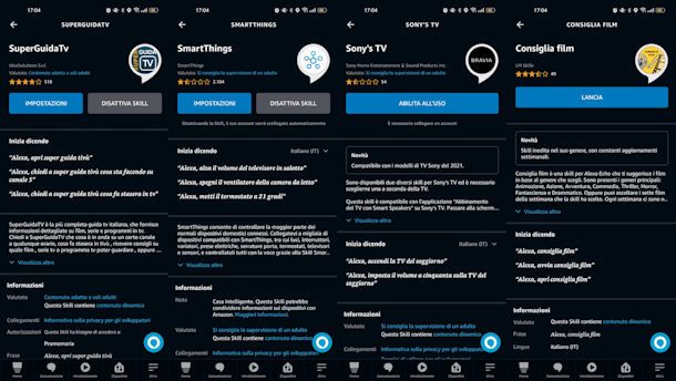 Migliori skill Alexa per TV