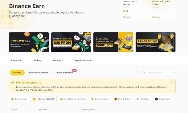 binance earn