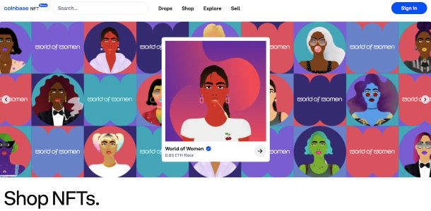 Coinbase NFT beta