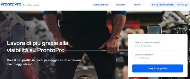 ProntoPro per trovare clienti online