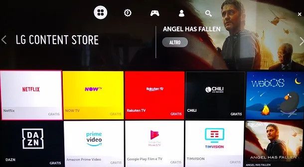 App Netflix su Smart TV LG