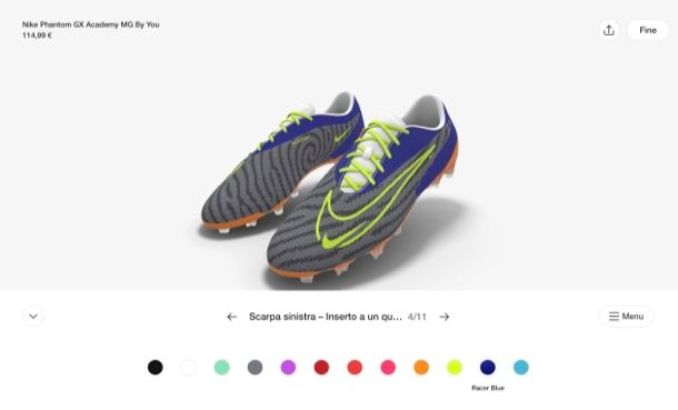 Personalizzare scarpe da calcio