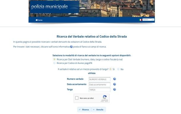 Come vedere foto multa