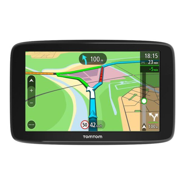 Navitech Custodia Rigida Antiurto Per Navigatore Garmin DriveSmart 55 MT-S (5,5”), Con Tasca E Maniglia, Colore Nero