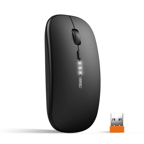 Mouse da gioco wireless Mouse verticale ergonomico ottico ricaricabile per  PC L