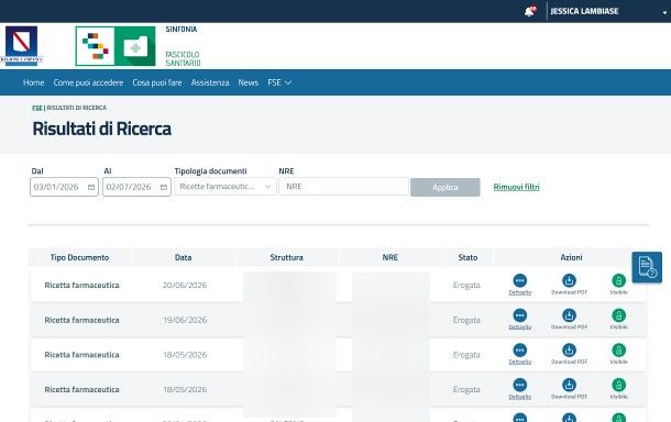 Come stampare ricetta elettronica da Fascicolo Sanitario