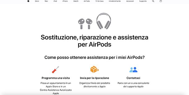 Come acquistare una custodia di ricarica sostitutiva Apple