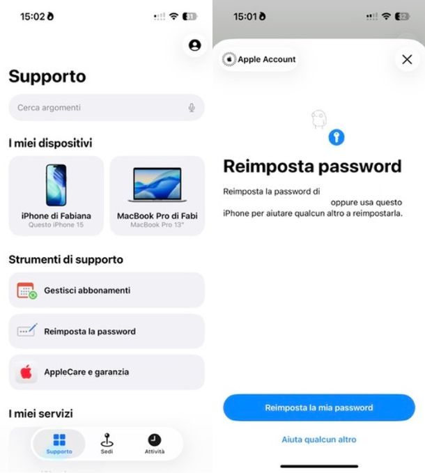 App Supporto Apple