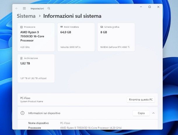 Operazioni preliminari: come sapere quanta RAM ha il PC