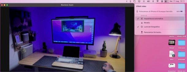 Usare iPhone come webcam su Mac
