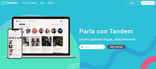 Sito Tandem per chat in inglese