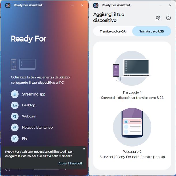 App per PC Motorola Ready For