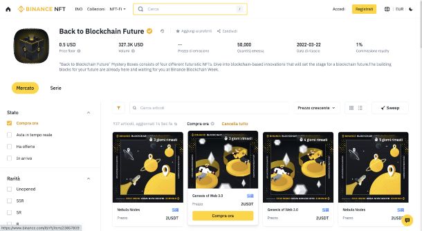 Binance NFT Marketplace