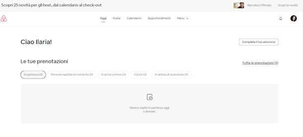 Come cancellare prenotazione host Airbnb