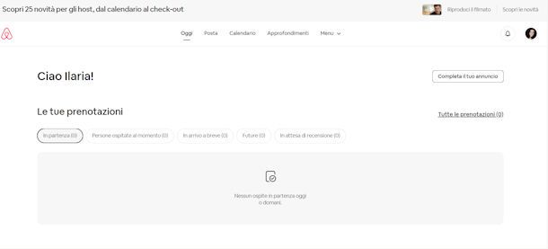Come cancellare prenotazione host Airbnb