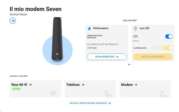 Come entrare nel modem Fastweb Seven