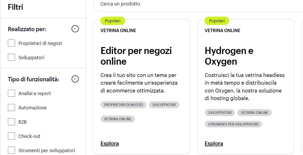 La lista dei prodotti più venduti su Shopify