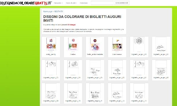 Disegni da colorare gratis