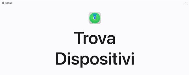 Trova dispositivo iOS