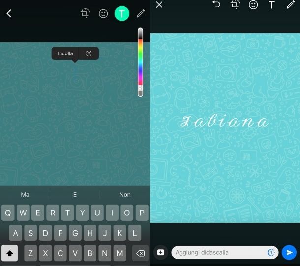 Come scrivere in corsivo su WhatsApp