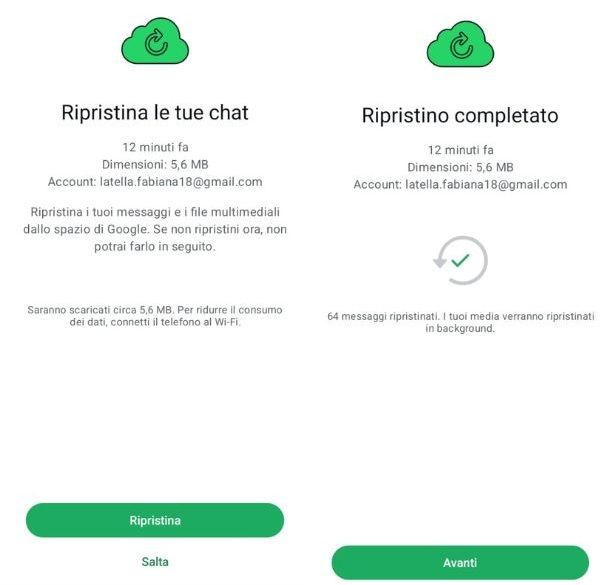 Backup Google Android