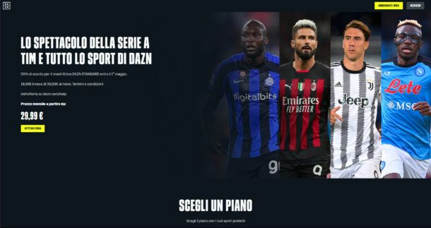 DAZN per PC