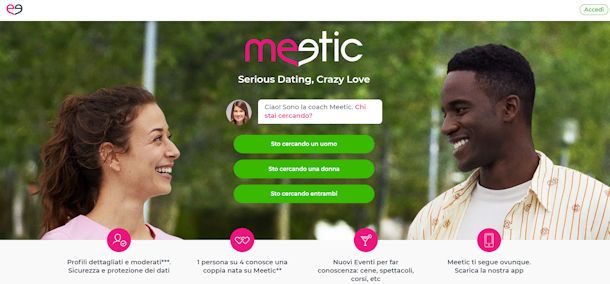 Sito Meetic per chat gratis