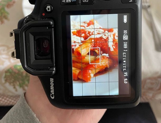 Fotografare cibo con Reflex
