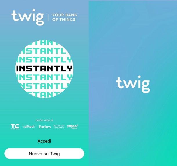 Come funziona l'app di Twig