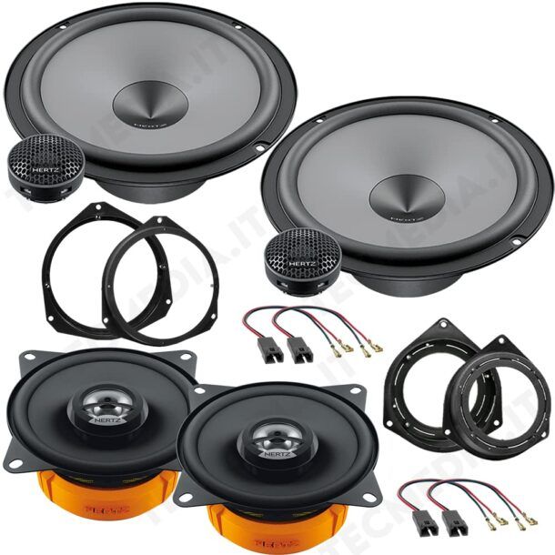 Altoparlanti coassiali per auto PNI HiFi650, 120W, 16,5 cm, 3