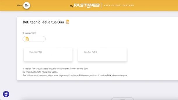 Come recuperare il PUK Fastweb