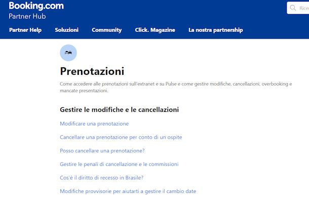 Come cancellare una prenotazione su Booking da host