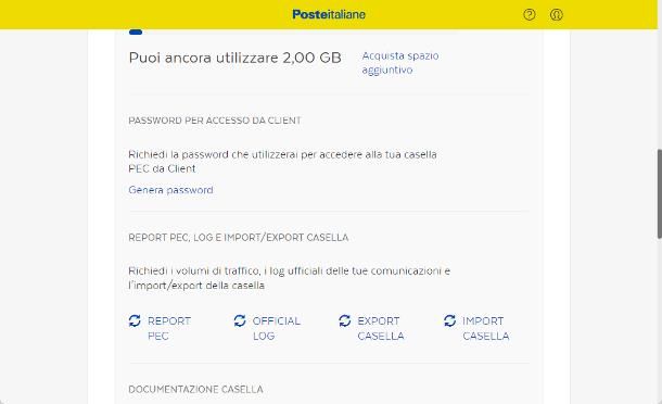 Come accedere alla PEC di Poste Italiane