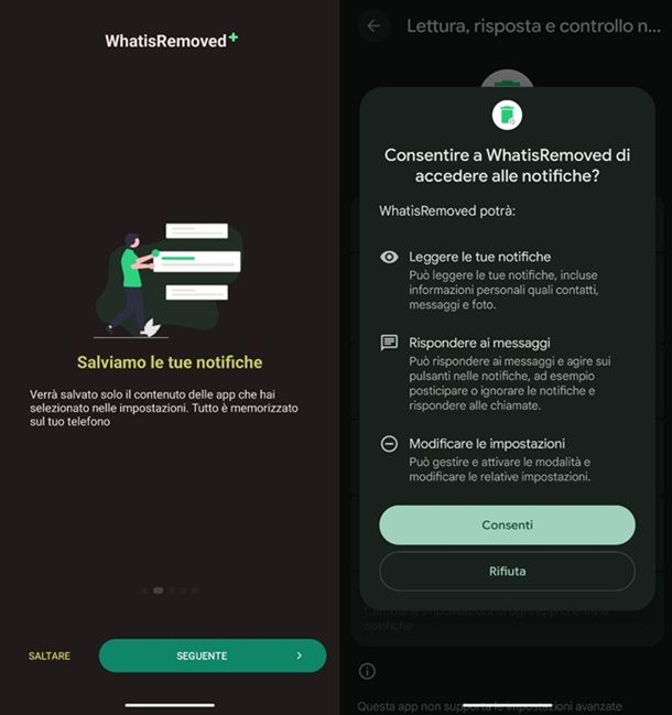 Come leggere i messaggi eliminati su WhatsApp Android