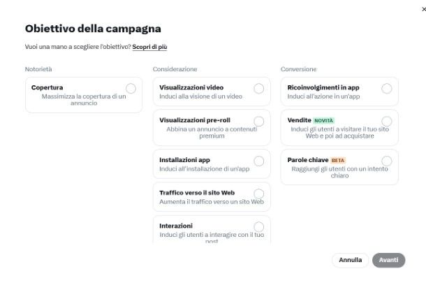 Come usare X per farsi pubblicità