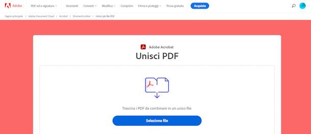 Inviare più documenti PDF