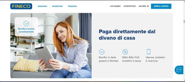 Home page Fineco F24