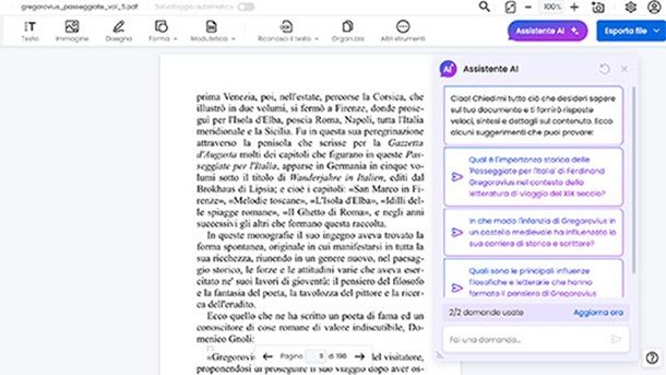 Come funziona l'intelligenza artificiale altri servizi PDF