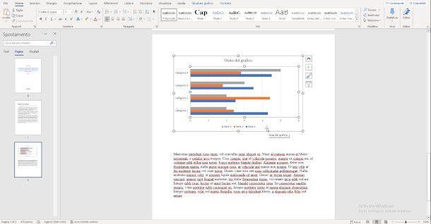 Grafici Tesi su Word