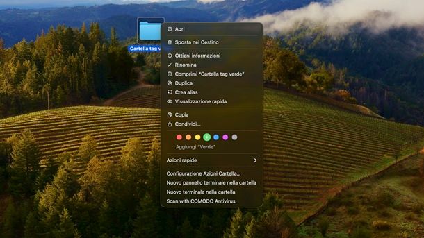 Come colorare le cartelle su Mac