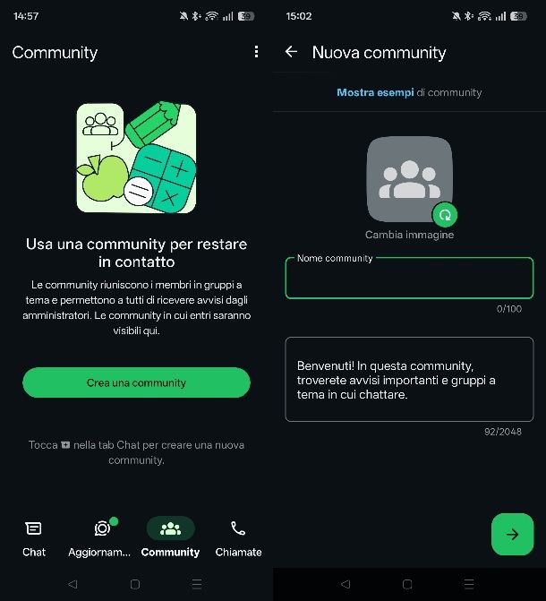 Come creare Community su WhatsApp